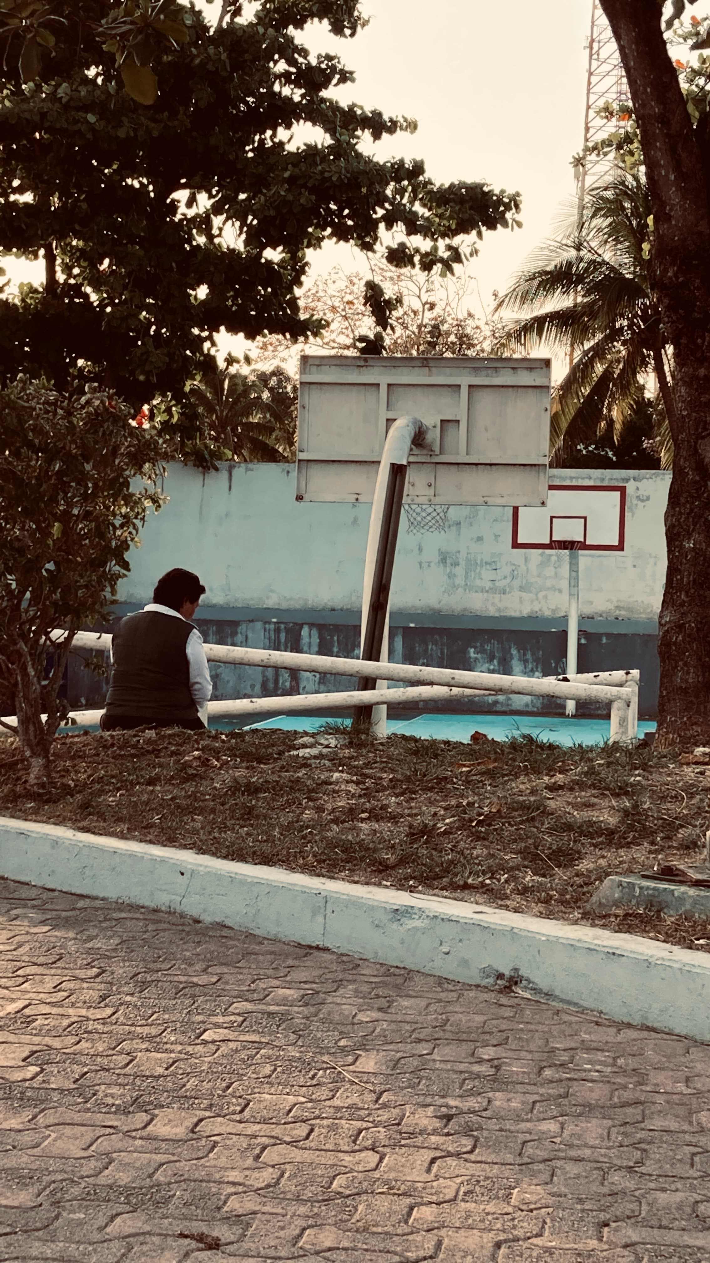 Playa del Carmen, Mexico basketball hoop